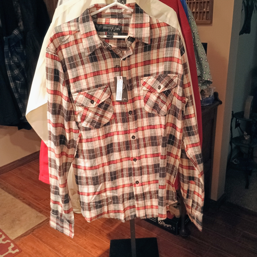 Men's Plaid Casual Button Down Shirt